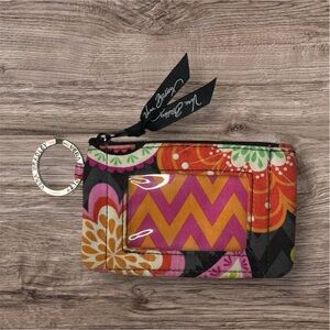 Vera Bradley Pink and Orange Chevron Wallet